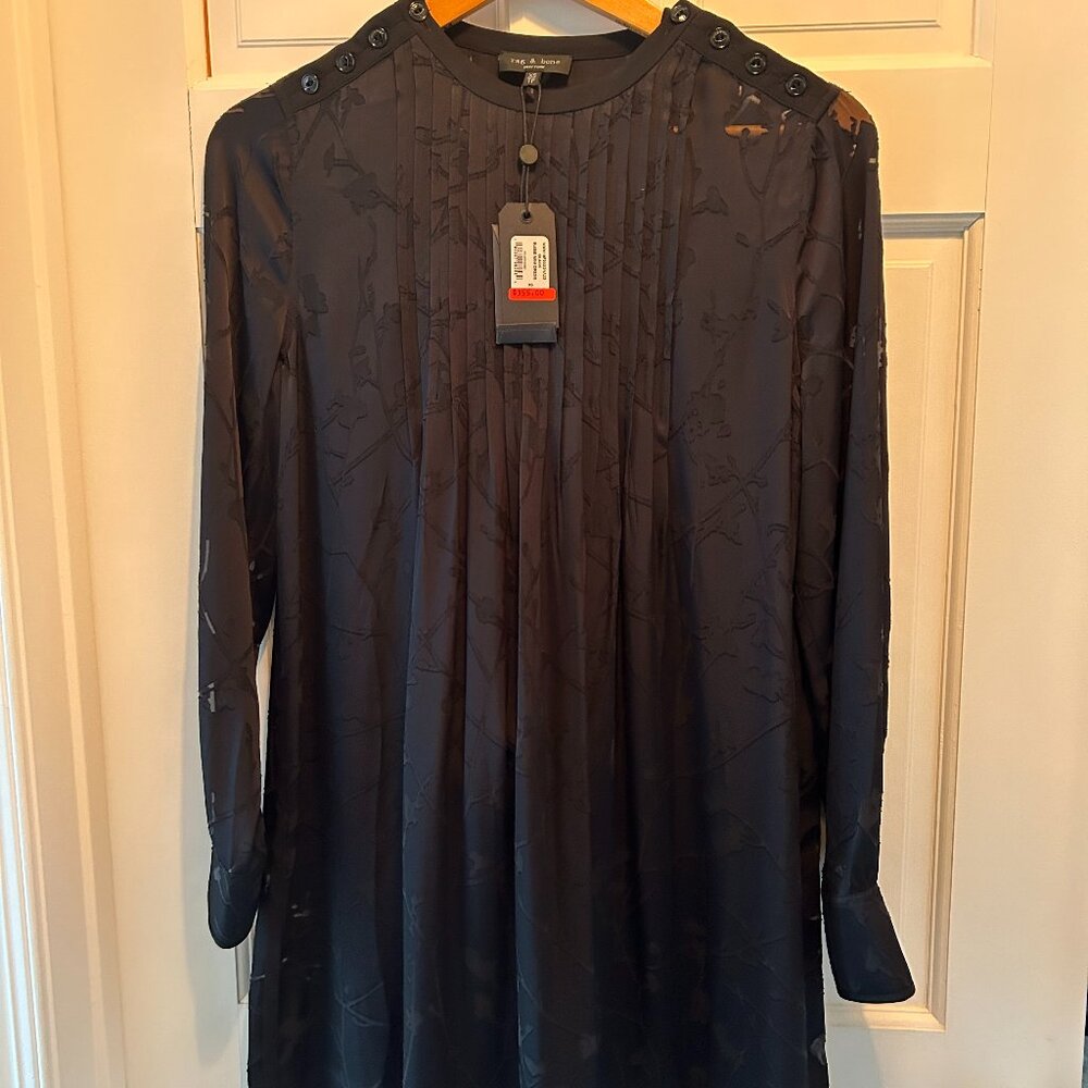 Rag and Bone Black Swing dress